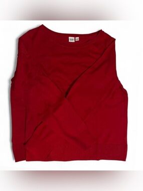 GAP Women's Crewneck Sweater in Rich Red